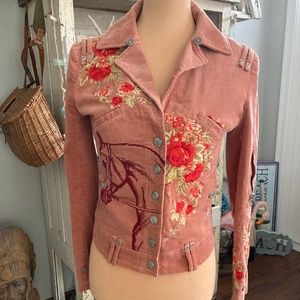 Johnny Was Corduroy Equestrian Jacket